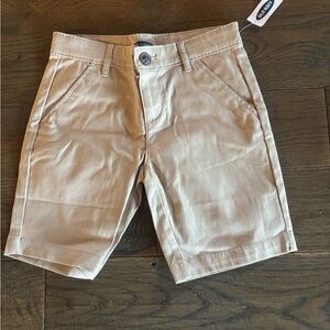 Old Navy Men's Beige Flat Front Shorts